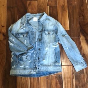 Hidden Women’s oversized jean jacket size M